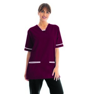 WW3178 | 534LW Ltwt Scrub Top Mar/Whit 3XL