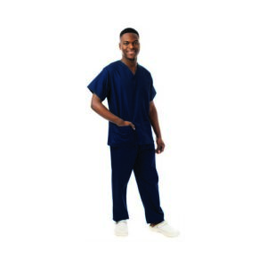 WW3252 | 334LW Unisex Scrub Top Navy L