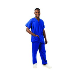 WW3354 | 434NPH Unisex Scrub Top Royal 3XL
