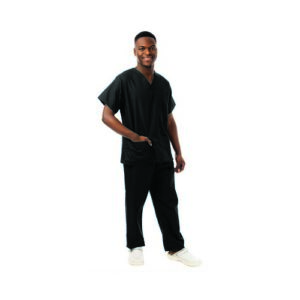 WW3393 | 434NPH Unisex Scrub Top Blac 3XL