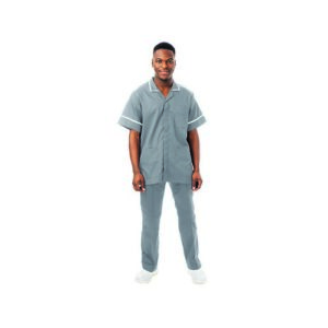 WW3455 | PHILZ Healthcare Male Tunic Gy/Wh 50