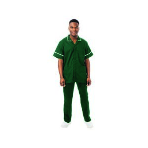 WW3629 | PHILZ Healthcare Male Tunic Grn/W 44