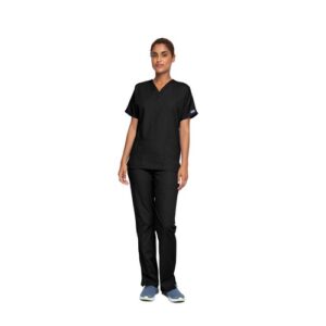 WW4392 | Cherokee Scrub Top BlackM