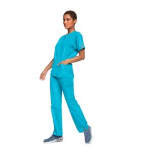 WW4440 | Cherokee Scrub Top TurqXS
