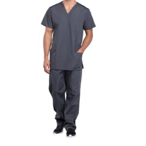 WW4493 | Cherokee V-Neck Top PewterM
