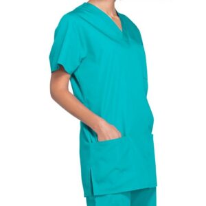 WW4536 | Cherokee V-Neck Top TealBXS