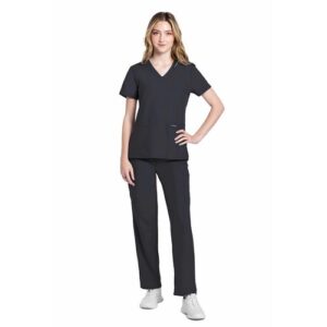 WW4654 | Cherokee Ultra V-neck Pewter3XL