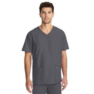 WW6655 | Cherokee Ultra Unisx Vneck PewterXL