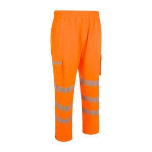 WW6827 | Beeswift Stormwear Mens Hi-Vis Overtrouser Orange 3Xl