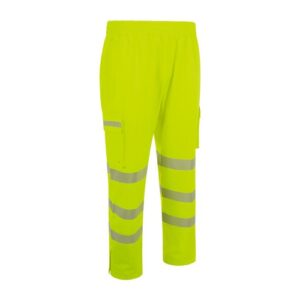 WW6841 | Beeswift Stormwear Mens Hi-Vis Overtrouser Yellow 3Xl