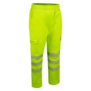 WW6868 | Beeswift Stormwear Womens Hi-Vis Overtrouser Yellow 12