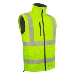 WW6910 | Mens Bodywarmer Fluorescent Yellow 3Xl