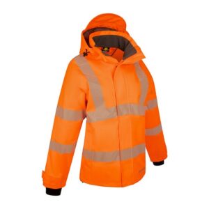 WW7017 | Womens Exec Jacket Fluorescent Orange S (08)