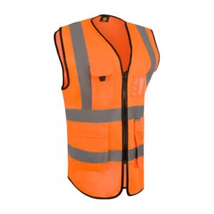 WW7031 | Beeswift Womens Hi-Vis Exec Waiscoat Orange M (10)