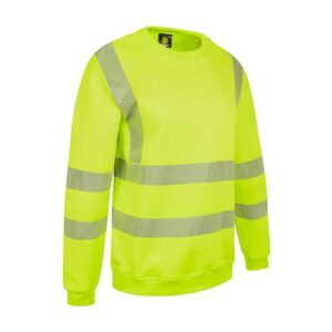 WW7080 | Womens Sweatshirt Fluorescent Yellow M (10)